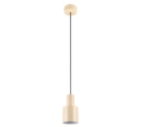 Trio Lighting Trio AGUDO hanglamp | E27 Fitting | beige | Ø 12 cm | IP20 | excl. 1x E27 | max. 10W