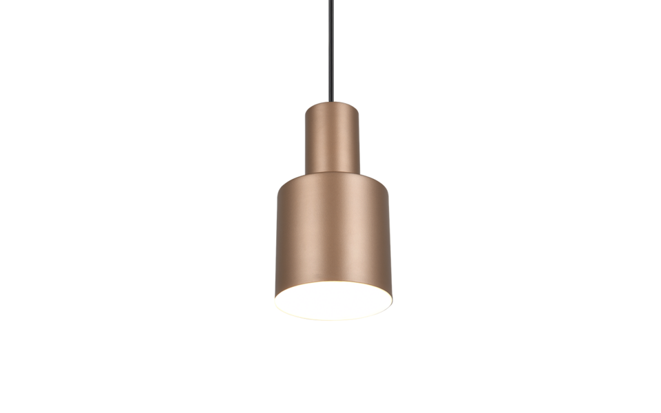 Trio Lighting Trio AGUDO pendant light | 1x E27 max 40W | mocha brown | Ø 12 cm | IP20 | 150 cm Trio Lighting Trio AGUDO pendant light | 1x E27 max 40W | mocha brown | Ø 12 cm | IP20 | 150 cm