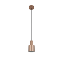 Trio Lighting Trio AGUDO pendant light | 1x E27 max 40W | mocha brown | Ø 12 cm | IP20 | 150 cm
