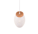 Trio Lighting Trio BIDAR pendant light | 1x E27 max 40W | chrome | IP20 | 21.5 cm