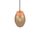 Trio Lighting Trio BIDAR hanglamp | E27 Fitting | koffie | Ø 15 cm | IP20 | excl. 1x E27 | max. 28W