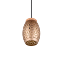 Trio Lighting Trio BIDAR hanglamp | E27 Fitting | koffie | Ø 15 cm | IP20 | excl. 1x E27 | max. 28W