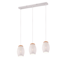 Trio Lighting Trio BIDAR pendant light | 3x E27 max 40W | chrome | IP20 | 21.5 cm