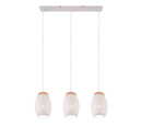 Trio Lighting Trio BIDAR pendant light | 3x E27 max 40W | chrome | IP20 | 21.5 cm