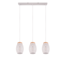 Trio Lighting Trio BIDAR hanglamp | E27 Fitting | wit mat | Ø 15 cm | IP20 | excl. 3x E27 | max. 28W