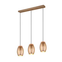 Trio BIDAR pendant light | E27 | mocha brown | Ø 65 cm | IP20
