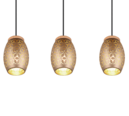 Trio Lighting Trio BIDAR pendant light | 3x E27 max 40W | mocha brown | Ø 65 cm | IP20 | 21.5 cm