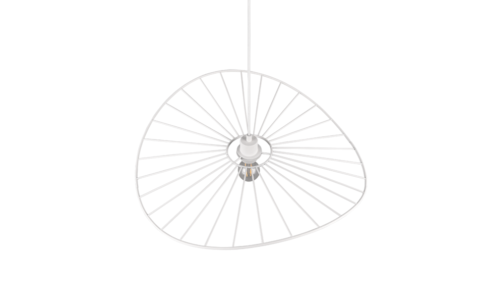 Trio Lighting Trio CHAPEAU hanglamp | E27 Fitting | wit mat | Ø 60 cm | IP20 | excl. 1x E27 | max. 40W