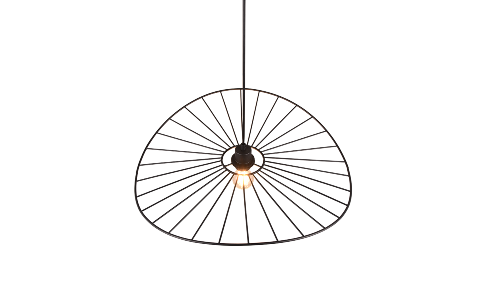 Trio Lighting Trio CHAPEAU pendant light | 1x E27 max 40W | black | IP20 | 10.5 cm Trio Lighting Trio CHAPEAU pendant light | 1x E27 max 40W | black | IP20 | 10.5 cm
