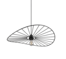 Trio Lighting Trio CHAPEAU hanglamp | E27 Fitting | mat zwart | Ø 60 cm | IP20 | excl. 1x E27 | max. 40W