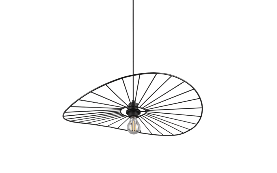Trio Lighting Trio CHAPEAU pendant light | 1x E27 max 40W | black | IP20 | 10.5 cm Trio Lighting Trio CHAPEAU pendant light | 1x E27 max 40W | black | IP20 | 10.5 cm