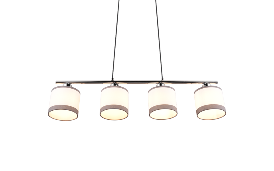 Trio Lighting Trio DAVOS pendant light | 4x E14 max 40W | IP20 Trio Lighting Trio DAVOS pendant light | 4x E14 max 40W | IP20