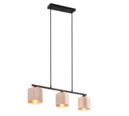 Trio Lighting Trio JULIETA hanglamp | E14 Fitting | beige | Ø 12 cm | IP20 | excl. 3x E14 | max. 40W