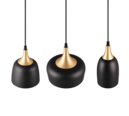 Trio Lighting Trio CHIRAZ pendant light | 3x E27 max 40W | black | IP20 | 150 cm