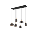 Trio Lighting Trio CHIRAZ pendant light | 6x E27 max 40W | black | IP20 | 150 cm