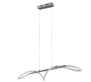 Trio Lighting Trio ARGOS hanglamp | LED | chroom | 105 x 34 cm | IP20 | 1x 28W | 3500 lm | 4000K | dimbaar