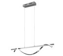 Trio Lighting Trio ISABEL hanglamp | LED | chroom | 100 x 18 cm | IP20 | 1x 26W | 3000 lm | 4000K | dimbaar