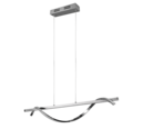 Trio Lighting Trio ISABEL hanglamp | LED | chroom | 100 x 18 cm | IP20 | 1x 26W | 3000 lm | 4000K | dimbaar
