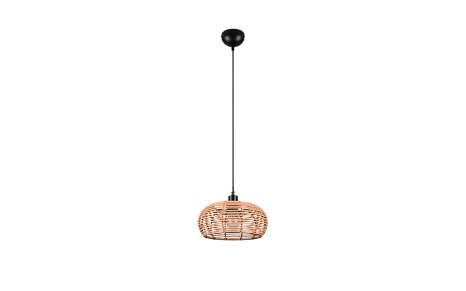 Trio Lighting Trio INGA hanglamp | E27 Fitting | natuurlijke afwerking | Ø 29 cm | IP20 | excl. 1x E27 | max. 40W