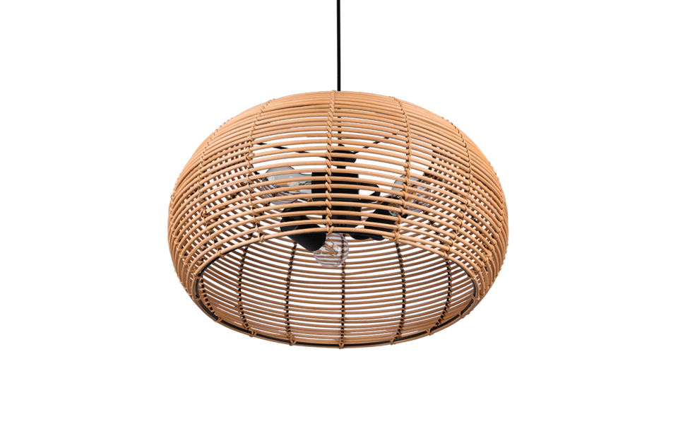Trio Lighting Trio INGA pendant light | 3x E27 max 40W | Ø 50 cm | IP20 | 150 cm