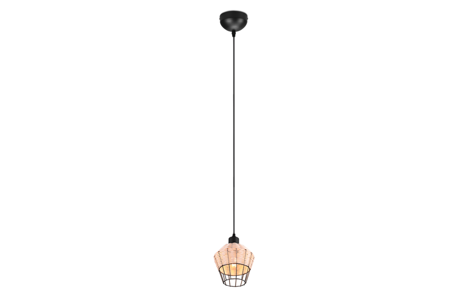 Trio Lighting Trio BORKA pendant light | 1x E27 max 40W | Ø 17.5 cm | IP20 | 150 cm