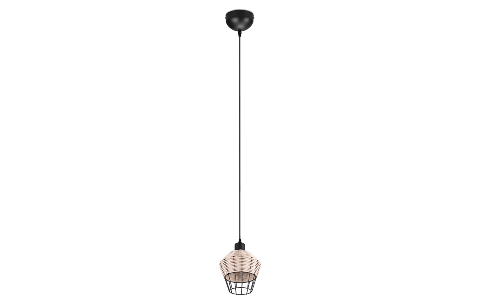 Trio Lighting Trio BORKA pendant light | 1x E27 max 40W | Ø 17.5 cm | IP20 | 150 cm