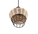 Trio Lighting Trio BORKA hanglamp | E27 Fitting | natuurlijke afwerking | Ø 17,5 cm | IP20 | excl. 1x E27 | max. 40W