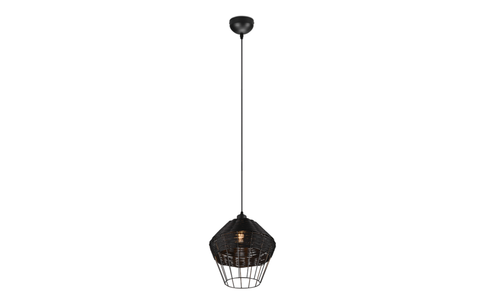 Trio Lighting Trio BORKA pendant light | 1x E27 max 40W | Ø 30 cm | IP20 | 150 cm