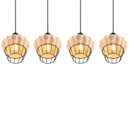 Trio Lighting Trio BORKA pendant light | 4x E27 max 40W | Ø 95 cm | IP20 | 150 cm