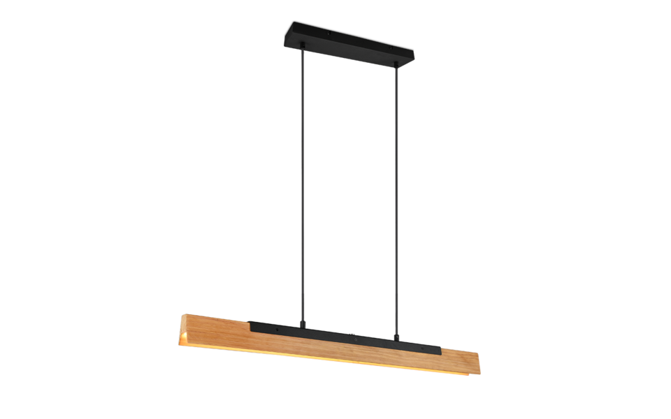 Trio Lighting Trio KERALA hanglamp | LED | mat zwart | 90 x 8,5 cm | IP20 | 1x 25W | 3000 lm | 3000K