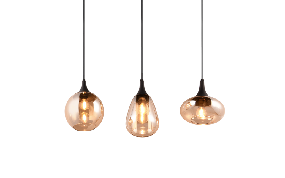 Trio Lighting Trio LUMINA pendant light | 3x E14 max 40W | Ø 60 cm | IP20 | 150 cm Trio Lighting Trio LUMINA pendant light | 3x E14 max 40W | Ø 60 cm | IP20 | 150 cm