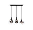 Trio Lighting Trio LUMINA pendant light | 3x E14 max 40W | black | Ø 60 cm | IP20 | 150 cm