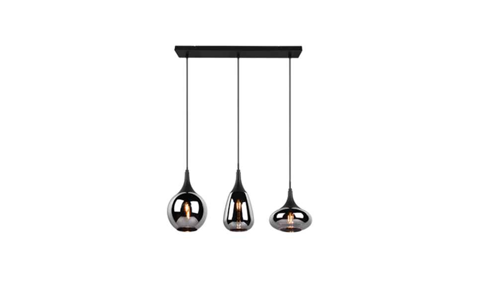 Trio Lighting Trio LUMINA pendant light | 3x E14 max 40W | black | Ø 60 cm | IP20 | 150 cm Trio Lighting Trio LUMINA pendant light | 3x E14 max 40W | black | Ø 60 cm | IP20 | 150 cm