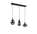 Trio Lighting Trio LUMINA pendant light | 3x E14 max 40W | black | Ø 60 cm | IP20 | 150 cm