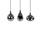 Trio Lighting Trio LUMINA pendant light | 3x E14 max 40W | black | Ø 60 cm | IP20 | 150 cm
