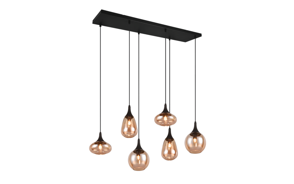 Trio Lighting Trio LUMINA pendant light | 6x E14 max 40W | Ø 85 cm | IP20 | 150 cm Trio Lighting Trio LUMINA pendant light | 6x E14 max 40W | Ø 85 cm | IP20 | 150 cm