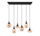 Trio Lighting Trio LUMINA pendant light | 6x E14 max 40W | Ø 85 cm | IP20 | 150 cm