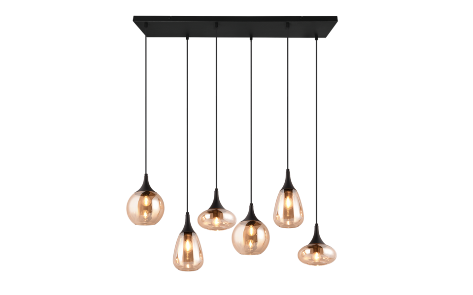 Trio Lighting Trio LUMINA pendant light | 6x E14 max 40W | Ø 85 cm | IP20 | 150 cm Trio Lighting Trio LUMINA pendant light | 6x E14 max 40W | Ø 85 cm | IP20 | 150 cm