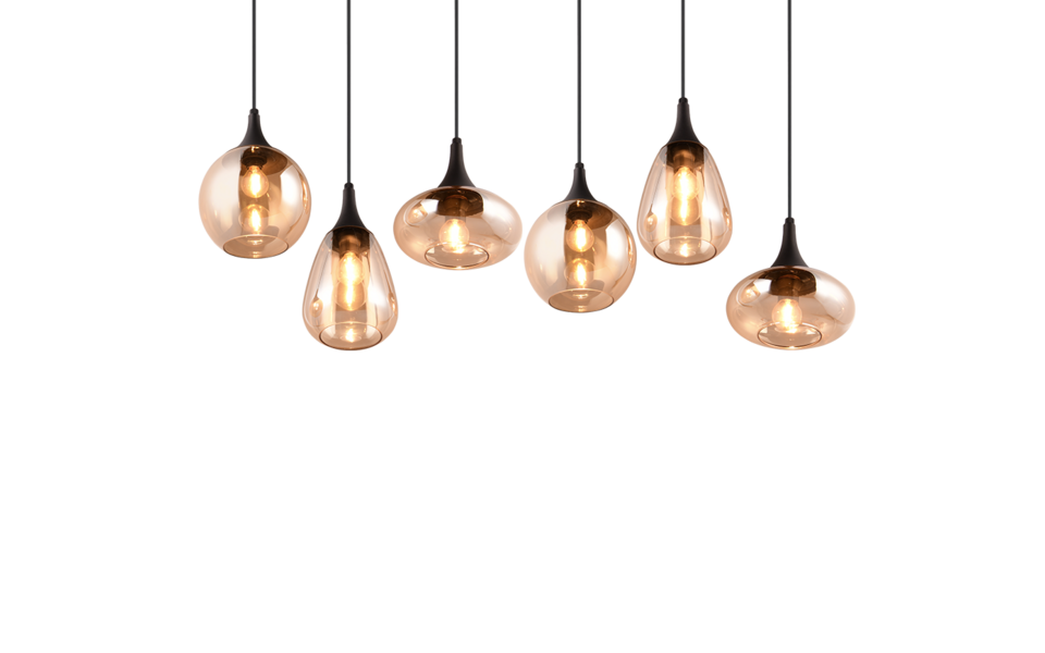 Trio Lighting Trio LUMINA pendant light | 6x E14 max 40W | Ø 85 cm | IP20 | 150 cm Trio Lighting Trio LUMINA pendant light | 6x E14 max 40W | Ø 85 cm | IP20 | 150 cm