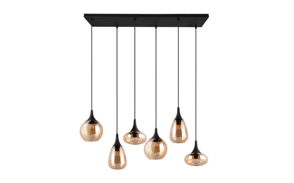 Trio Lighting Trio LUMINA pendant light | 6x E14 max 40W | Ø 85 cm | IP20 | 150 cm Trio Lighting Trio LUMINA pendant light | 6x E14 max 40W | Ø 85 cm | IP20 | 150 cm