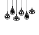 Trio Lighting Trio LUMINA pendant light | 6x E14 max 40W | black | Ø 85 cm | IP20 | 150 cm