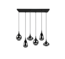 Trio Lighting Trio LUMINA pendant light | 6x E14 max 40W | black | Ø 85 cm | IP20 | 150 cm