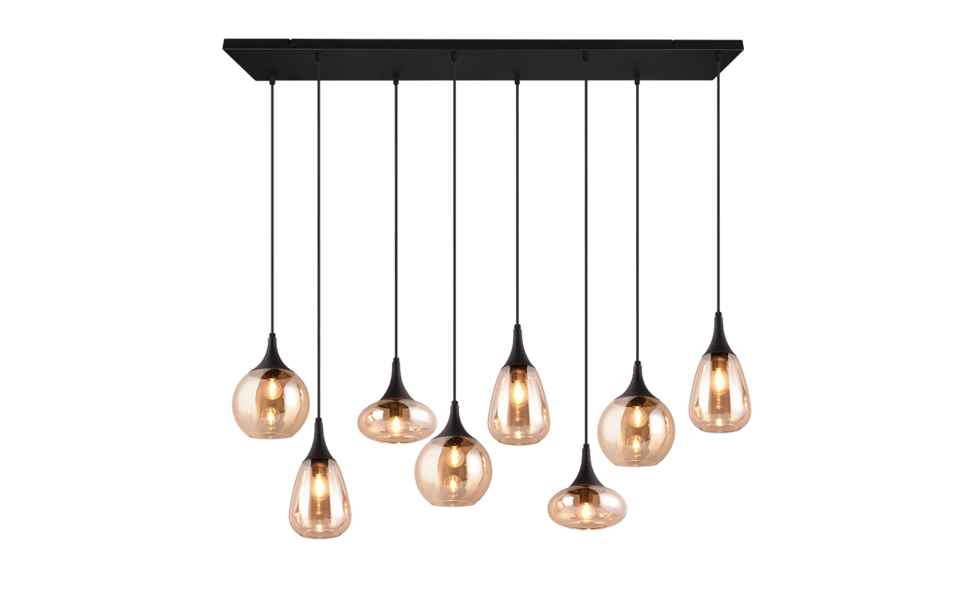Trio Lighting Trio LUMINA pendant light | 8x E14 max 40W | Ø 115 cm | IP20 | 150 cm Trio Lighting Trio LUMINA pendant light | 8x E14 max 40W | Ø 115 cm | IP20 | 150 cm