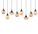 Trio Lighting Trio LUMINA pendant light | 8x E14 max 40W | Ø 115 cm | IP20 | 150 cm
