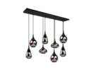 Trio Lighting Trio LUMINA pendant light | 8x E14 max 40W | black | Ø 115 cm | IP20 | 150 cm