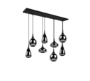 Trio Lighting Trio LUMINA pendant light | 8x E14 max 40W | black | Ø 115 cm | IP20 | 150 cm