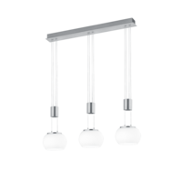 Trio MADISON hanglamp | LED | nikkel mat/wit | 82 x 18 cm | IP20 Trio MADISON hanglamp | LED | nikkel mat/wit | 82 x 18 cm | IP20