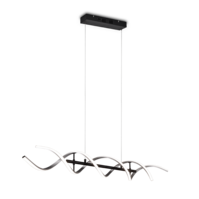 Trio SEQUENCE hanglamp | LED | geborsteld aluminium | IP20