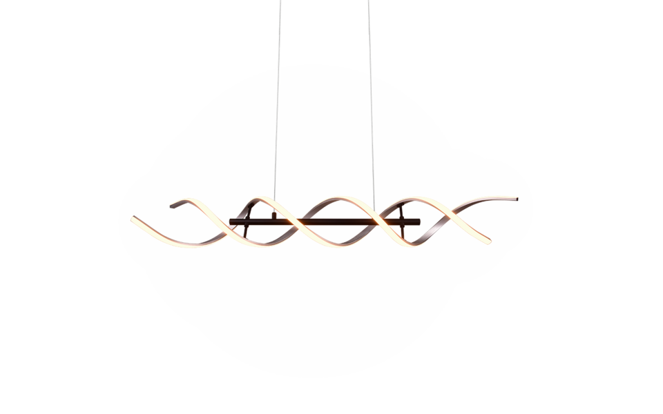 Trio Lighting Trio SEQUENCE LED pendant light | 1x 45W 5600 lm 4000K | Ø 110 cm | IP20 | 150 cm