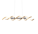 Trio Lighting Trio SEQUENCE hanglamp | LED | goudkleurig | 104,5 x 16 cm | IP20 | 1x 45W | 5600 lm | 2300+3000+4000K | dimbaar